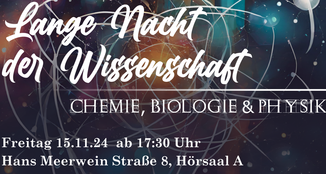 Schriftzug Lange Nacht der Wissenschaften