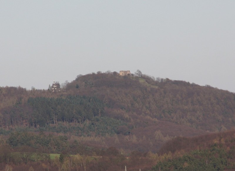 Blick auf den Frauenberg von Oberweimar